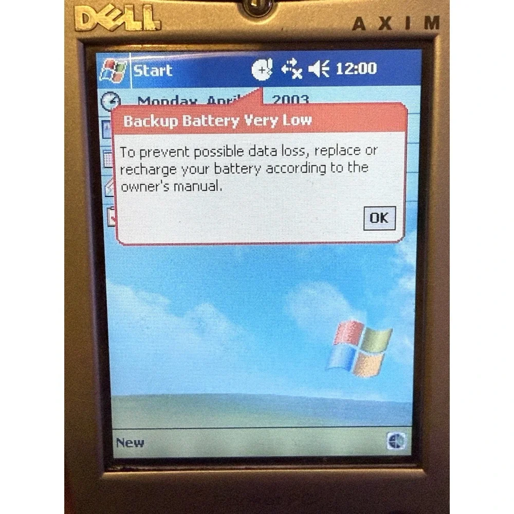Dell Axim X5 300mhz Windows Pocket PC Handheld PDA , Works (Read Description)